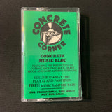 CASSETTE Concrete Music Bloc May 1992 Love/Hate, War Babies, Manic Street Preachers