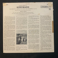 LP Pablo Casals with Prades Festival Orchestra 'Schumann Concerto in a Minor for Cello and Orchestra' (1954) VG/VG vinyl record