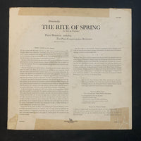 LP Stravinsky 'Rite of Spring' (1957) Pierre Monteux, Paris Conservatoire Orchestra VG/G+ vinyl record