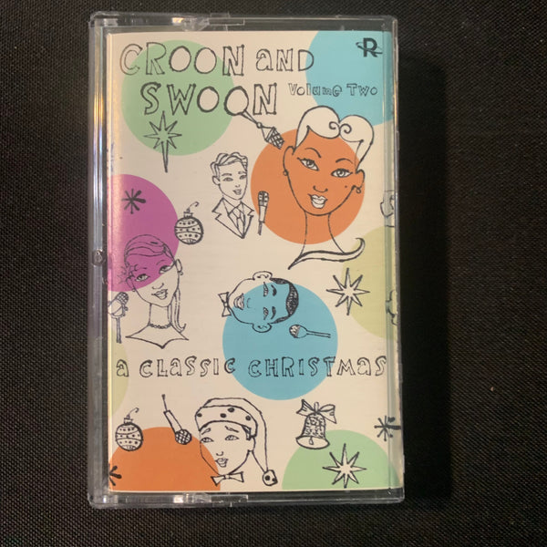 CASSETTE Croon and Swoon Vol. 2 (1999) Classic Christmas Mel Torme, Johnny Mathis