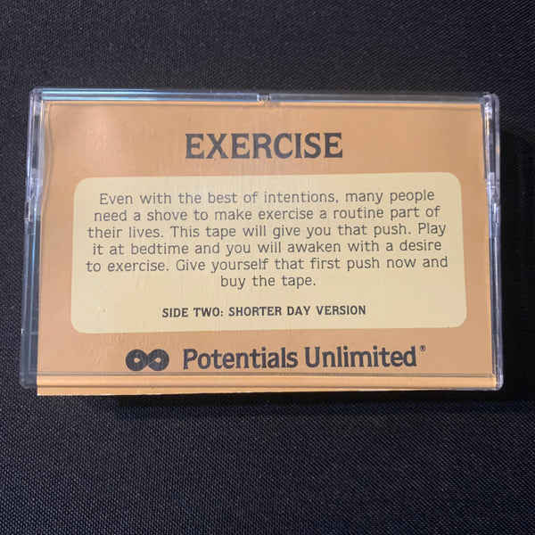 CASSETTE Joy of Exercise (1983) self hypnosis Barrie Konicov Potentials Unlimited