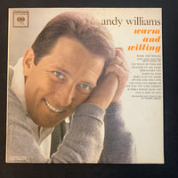 LP Andy Williams 'Warm and Willing' (1962) VG/VG vinyl record