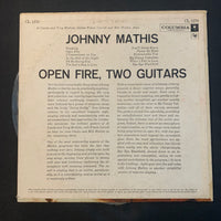 LP Johnny Mathis 'Open Fire, Two Guitars' (1959) VG+/VG vinyl record