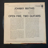 LP Johnny Mathis 'Open Fire, Two Guitars' (1959) VG+/VG vinyl record