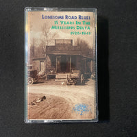 CASSETTE Lonesome Road Blues: 15 Years Mississippi Delta 1926-1941 (1991) Yazoo tape