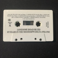 CASSETTE Lonesome Road Blues: 15 Years Mississippi Delta 1926-1941 (1991) Yazoo tape