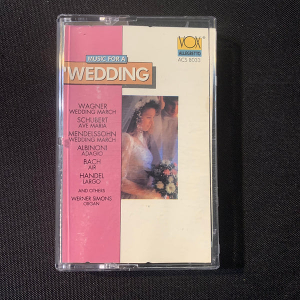 CASSETTE Music For a Wedding (1980) Wagner Schubert Bach Handel Mendelssohn tape