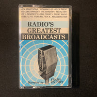CASSETTE Radio's Greatest Broadcasts Frank Knight old commercials drama bloopers