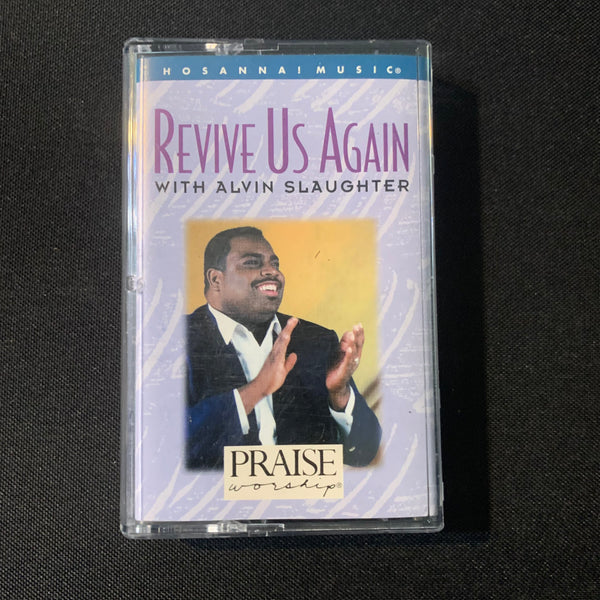 CASSETTE Alvin Slaughter 'Revive Us Again' (1994) praise worship Hosanna! Music tape
