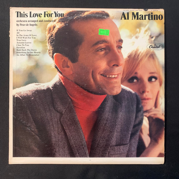 LP Al Martino 'This Love For You' (1967) VG+/VG vinyl record