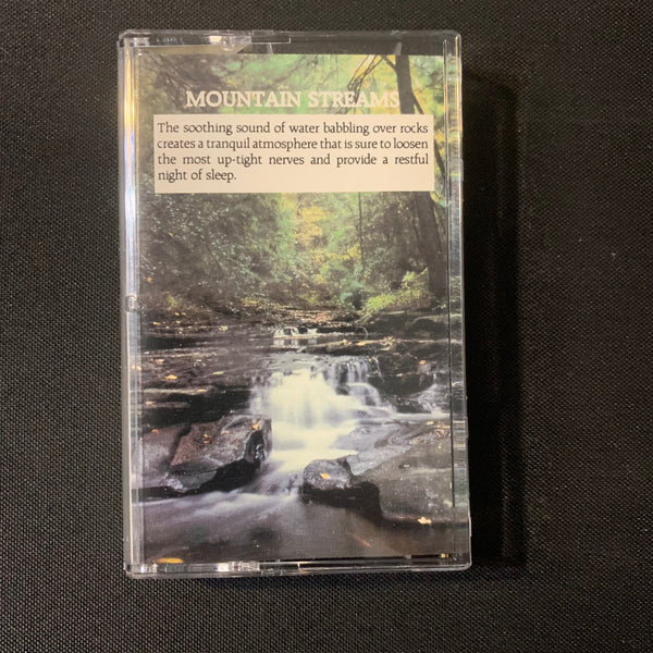 CASSETTE Mountain Streams (1988) nature sounds ambient relaxation gentle noise