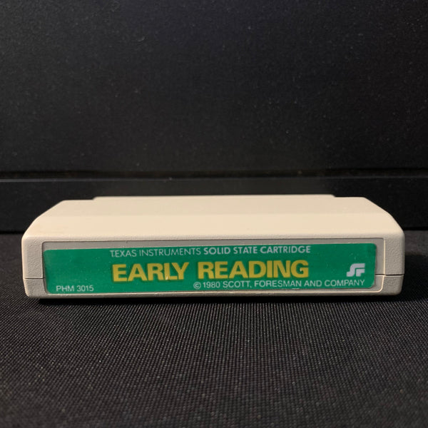 TEXAS INSTRUMENTS TI 99/4A Early Reading (1980) tested educational cartridge