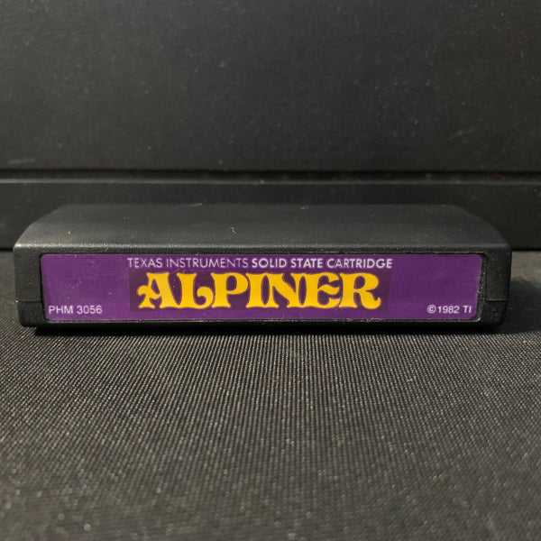 TEXAS INSTRUMENTS TI 99/4A Alpiner (1982) purple label tested video game cartridge