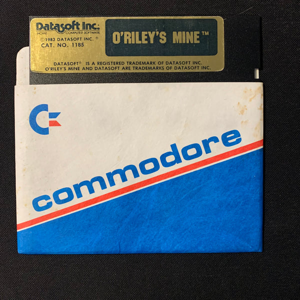 COMMODORE 64 O'Riley's Mine (1983) Datasoft tested game floppy disk ONLY