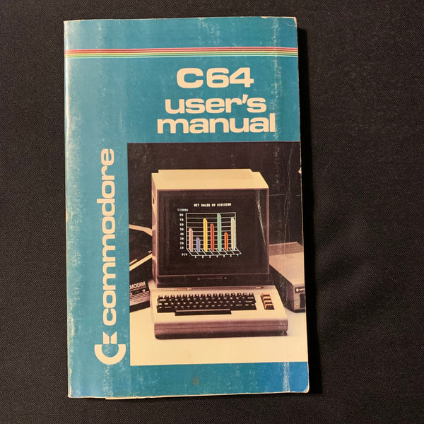 COMMODORE 64 C64 User's Manual (1984) system guide paperback book