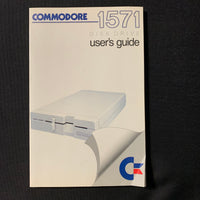 COMMODORE 64 1571 disk drive manual (1985) user's guide 3.5" floppy disk drive