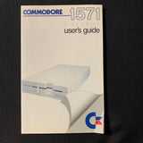 COMMODORE 64 1571 disk drive manual (1985) user's guide 3.5" floppy disk drive