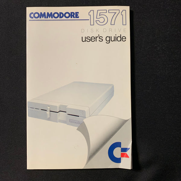 COMMODORE 64 1571 disk drive manual (1985) user's guide 3.5" floppy disk drive