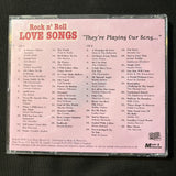 CD Rock 'n Roll Love Songs (2004) Buddy Holly, Everly Brothers, Frankie Avalon, Gene Pitney