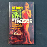 BOOK Orrie Hitt 'Teaser' (1963) PB Lancer sleaze pulp VG paperback