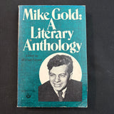 BOOK Mike Gold 'A Literary Anthology' (1972) PB proletariat radical literature