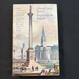 BOOK Edward Lytton Bulwer 'England and the English' (1970) PB history politics society