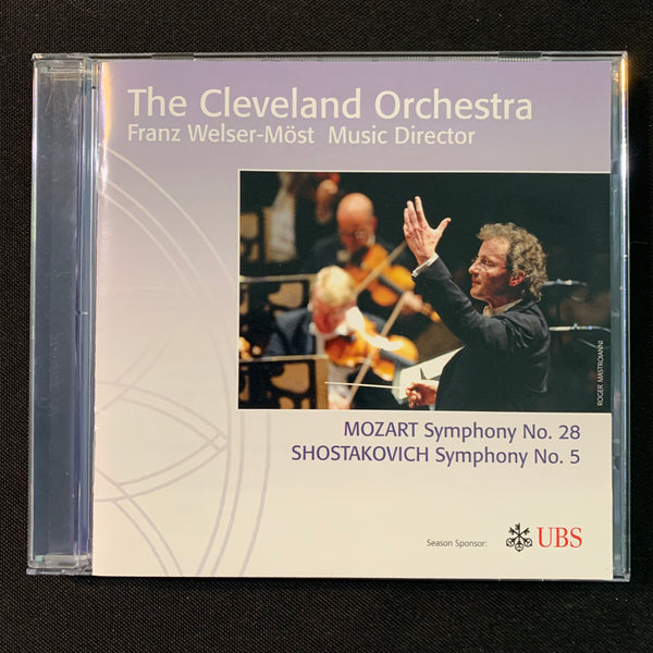 CD Mozart Symphony No. 28, Shostakovic Symphony No. 5 (2006) Cleveland Orchestra, Franz Welser-Most