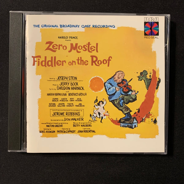 CD Fiddler On the Roof Original Broadway Cast (1986) Zero Mostel