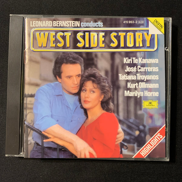 CD West Side Story Highlights (1985) Leonard Bernstein, Kiri Te Kanawa, Jose Carreras