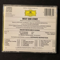 CD West Side Story Highlights (1985) Leonard Bernstein, Kiri Te Kanawa, Jose Carreras