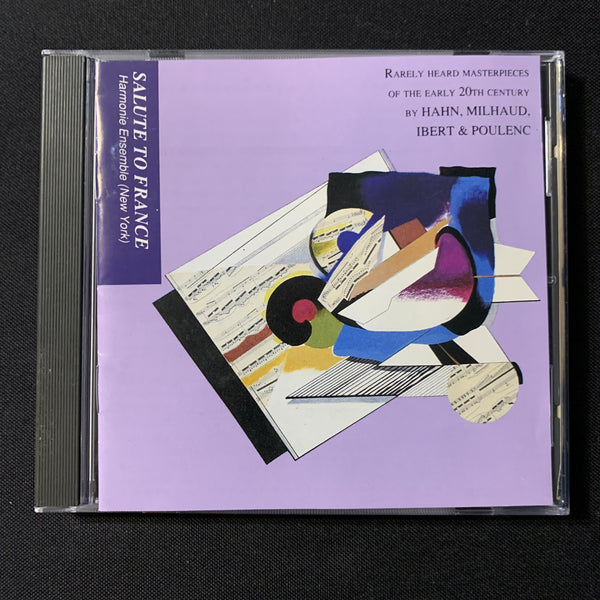 CD Harmonie Ensemble 'Salute to France' (1990) Hahn, Milhaud, Ibert, Poulenc