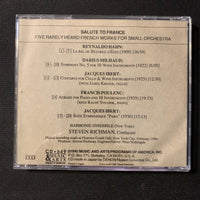 CD Harmonie Ensemble 'Salute to France' (1990) Hahn, Milhaud, Ibert, Poulenc