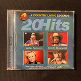 CD 4 Country Living Legends (1999) Willie Nelson, George Jones, Johnny Paycheck, Merle Haggard