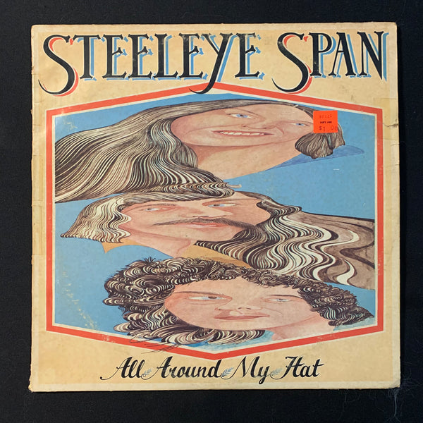 LP Steeleye Span 'All Around My Hat' (1975) VG+/VG vinyl record folk rock