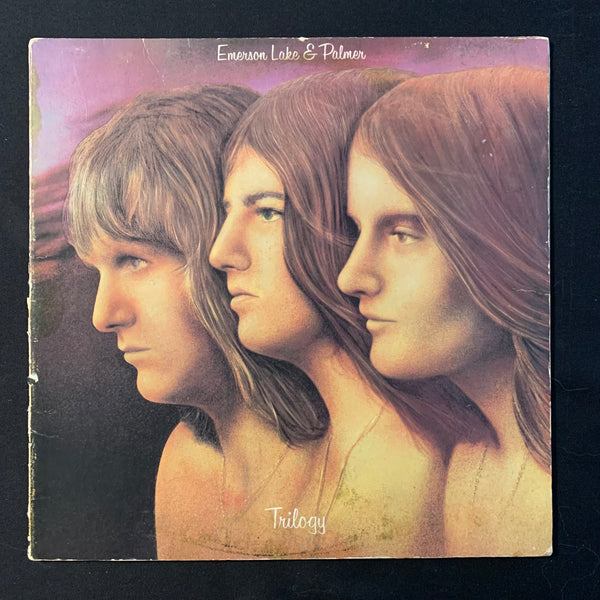 LP Emerson Lake and Palmer 'Trilogy' (1972) VG+/VG vinyl record prog rock