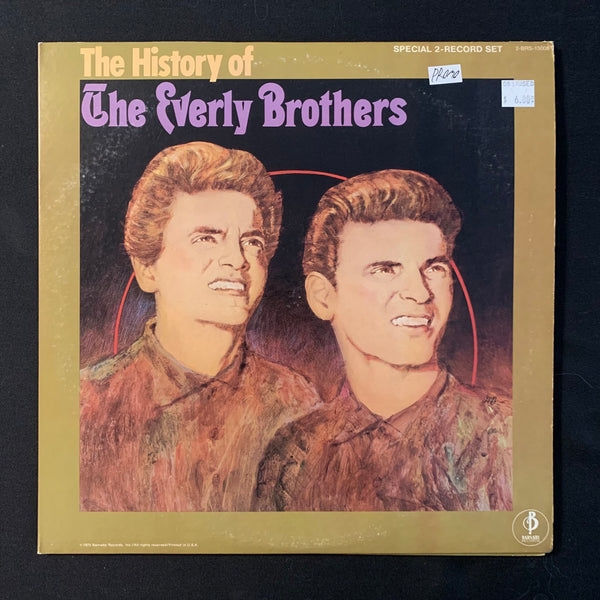 LP Everly Brothers 'History Of' (1973) VG+/VG gatefold 2-record set vinyl