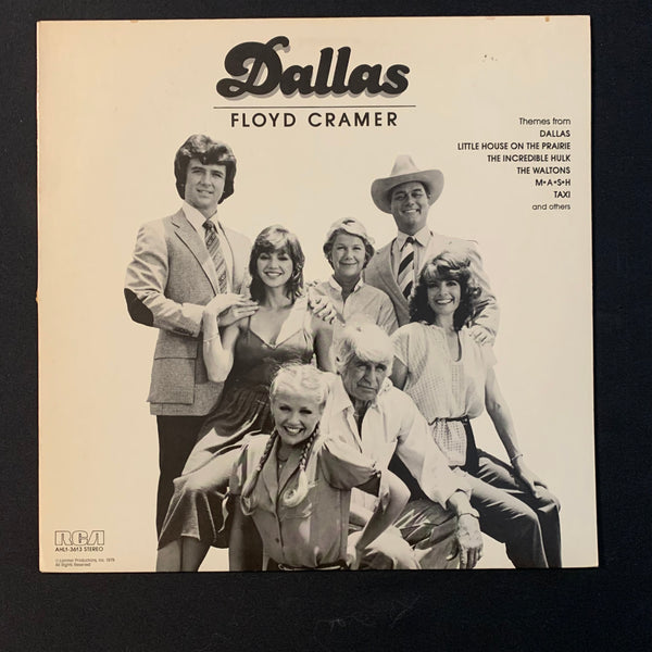 LP Floyd Cramer 'Dallas' (1980) vinyl record TV show themes VG+/VG+