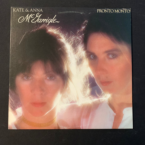 LP Kate and Anna McGarrigle 'Pronto Monto' (1978) VG+/VG+ Canadian folk rock