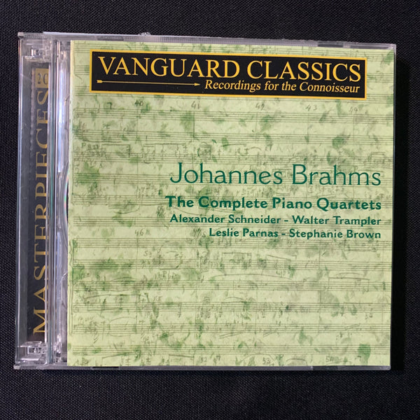 CD Brahms 'Complete Piano Quartets' (2003) Vanguard Classics 2-disc