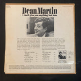 LP Dean Martin 'I Can't Give You Anything But Love' (1968) VG/VG vinyl record