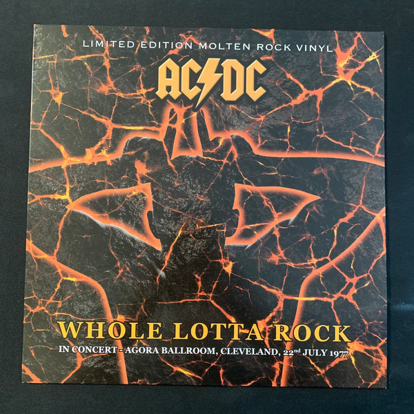 LP AC/DC 'Whole Lotta Rock' (2016) colored vinyl live import VG+/VG+