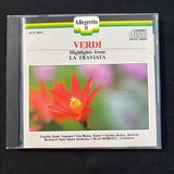 CD Verdi 'Highlights From La Traviata' (1988) Bucharest State Opera Orchestra