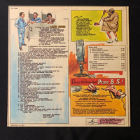 LP Burns and Schreiber 'Pure B.S.!' (1973) VG+/VG+ comedy vinyl record