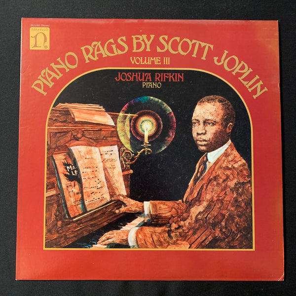 LP Joshua Rifkin 'Piano Rags By Scott Joplin, Vol. III' (1974) VG+/VG+ vinyl record