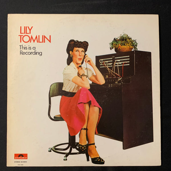 LP Lily Tomlin 'This Is a Recording' (1971) VG+/VG+ comedy vinyl record