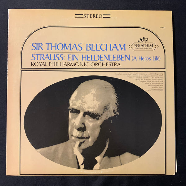 LP Strauss: Ein Heldenleben (Hero's Life) (1961) Sir Thomas Beecham, Steven Staryk VG+/VG+ vinyl record
