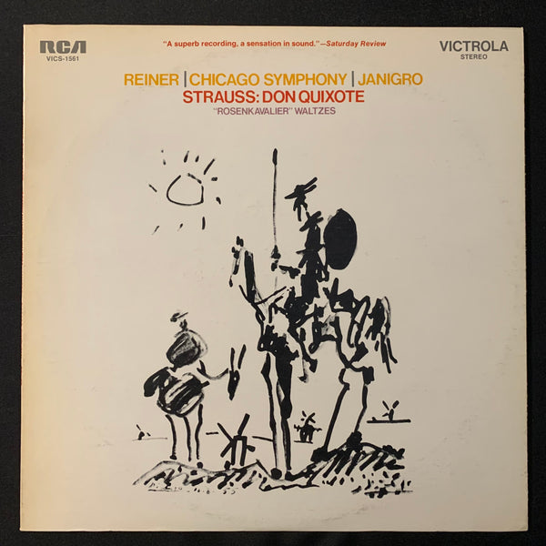 LP Strauss 'Don Quixote,' Waltzes From 'Der Rosenkavalier' (1971) Fritz Reiner, Chicago Symphony Orchestra