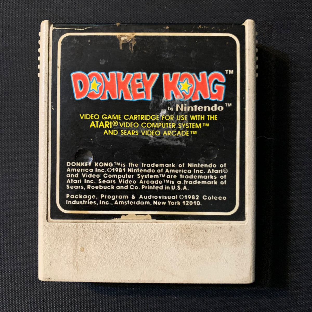 ATARI 2600 Donkey Kong (1982) tested video game cartridge Coleco – The ...