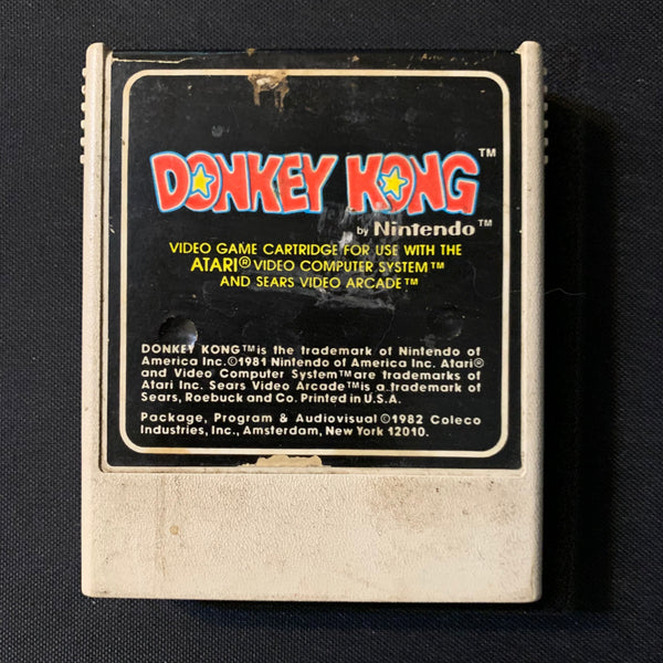 ATARI 2600 Donkey Kong (1982) tested video game cartridge Coleco