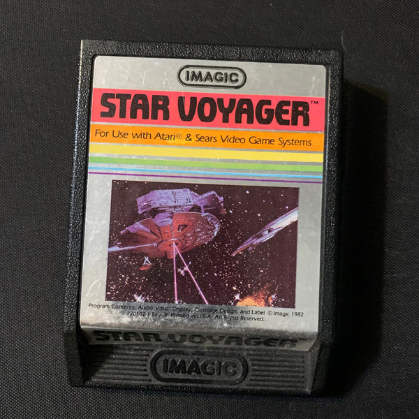 ATARI 2600 Star Voyager (1982) tested Imagic video game cartridge